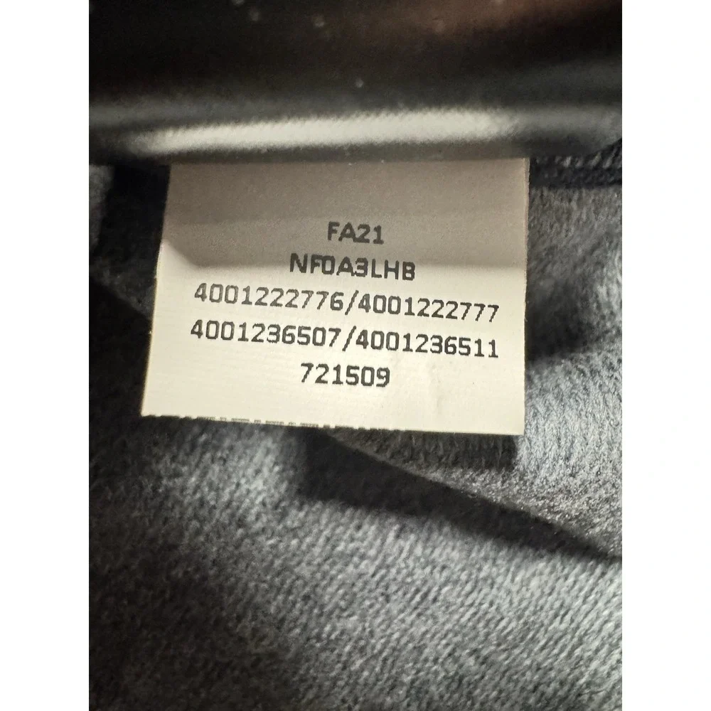 The North Face Mens L Tech 1/4 Zip Fleece Gray Heather Pullover NF0A3LHB